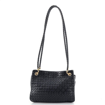 Bottega Veneta Vintage Shoulder Bag Intrecciato Leather Small