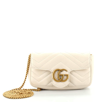 Gucci GG Marmont Flap Bag Matelasse Leather Super Mini