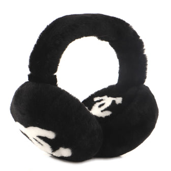 Chanel CC Earmuffs Shearling