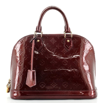 Louis Vuitton Alma Handbag Monogram Vernis PM