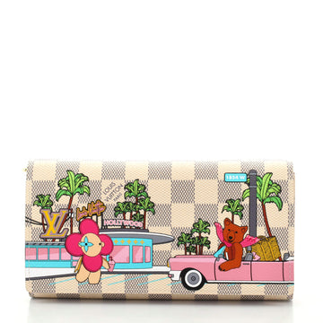 Louis Vuitton Sarah Wallet Limited Edition Vivienne Xmas Damier
