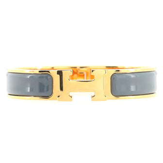 Hermes Clic H Bracelet Enamel Narrow