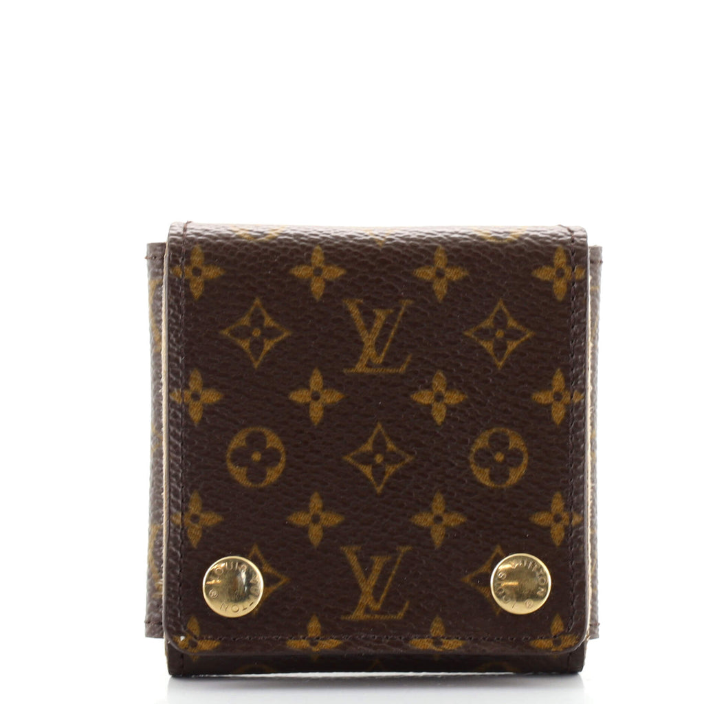 Buy Louis Vuitton Folding Jewelry Case Monogram Canvas Brown 632014