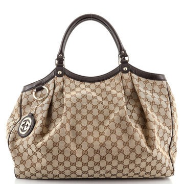 Gucci Sukey Tote GG Canvas Large