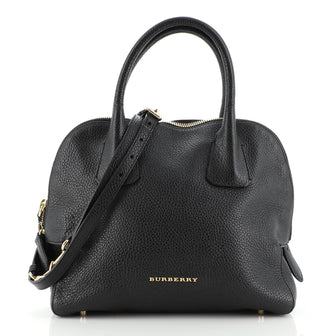 Burberry Greenwood Bowling Bag Grainy Leather Small