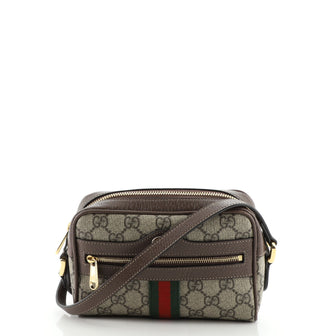 Gucci Ophidia Shoulder Bag GG Coated Canvas Mini