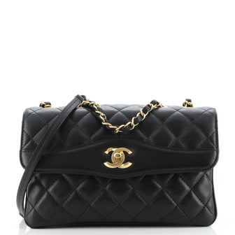 Chanel Coco Vintage Flap Bag Quilted Lambskin Medium