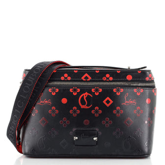 Christian Louboutin Kypipouch Crossbody Bag Degrade Monogram Printed Leather Small