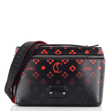 Christian Louboutin Kypipouch Crossbody Bag Degrade Monogram Printed Leather Small
