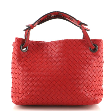 Bottega Veneta Garda Bag Intrecciato Nappa with Grommet Detail Small