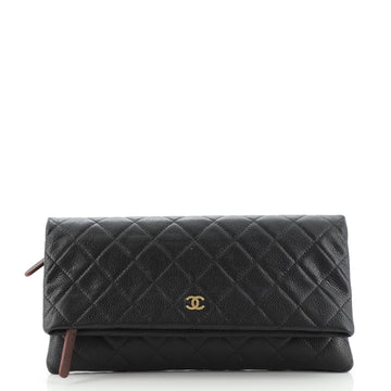 Chanel Beauty CC Clutch Quilted Caviar