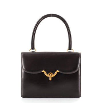Hermes Vintage Sac Vasco Top Handle Bag Box Calf
