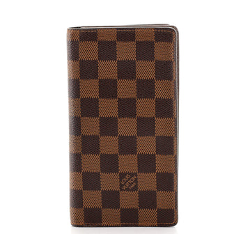Louis Vuitton Porte Valeurs Checkbook Wallet Damier