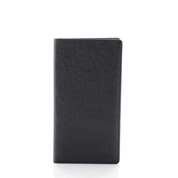 Louis Vuitton Brazza Wallet Taiga Leather
