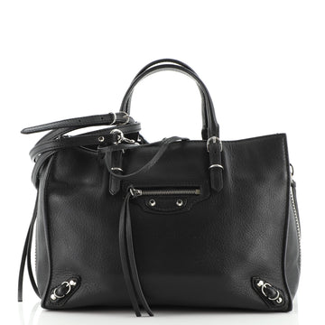 Balenciaga Papier A4 Zip Around Classic Studs Bag Leather Mini