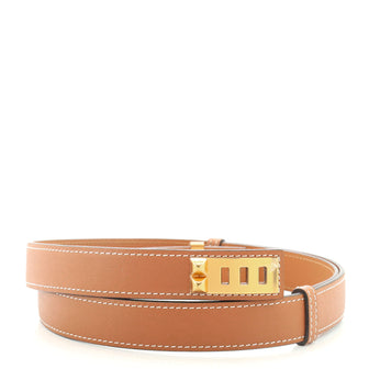 Hermes Collier de Chien 24 Belt Leather Thin