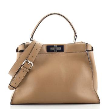Fendi Peekaboo Bag Rigid Leather Regular