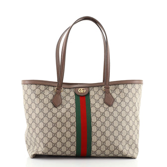 Gucci Ophidia Shopping Tote GG Coated Canvas Medium