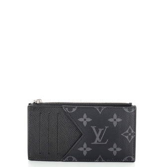 Louis Vuitton Coin Card Holder Monogram Taigarama