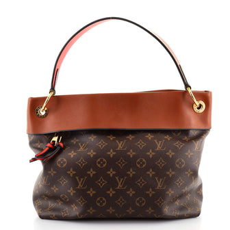 Louis Vuitton Tuileries Hobo Monogram Canvas with Leather