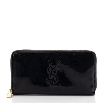 Saint Laurent Belle de Jour Zip Around Wallet Patent