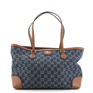 Gucci Ophidia Shopping Tote GG Denim Medium
