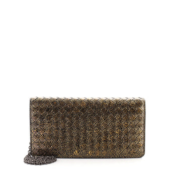 Bottega Veneta Wallet on Chain Printed Intrecciato Nappa