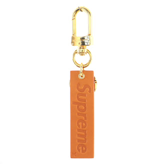 Louis Vuitton Supreme Bag Charm and Key Holder Vachetta Leather
