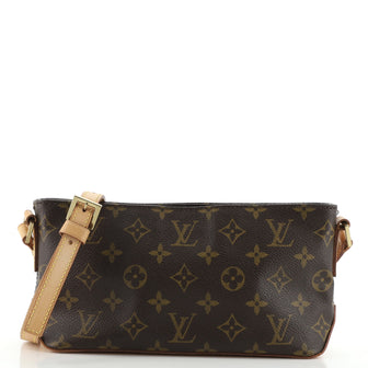 Louis Vuitton Trotteur Handbag Monogram Canvas