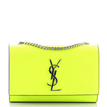 Saint Laurent Classic Monogram Crossbody Bag Grainy Leather Small