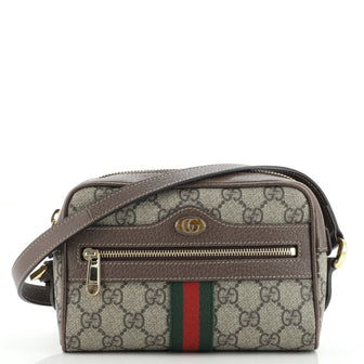Gucci Ophidia Shoulder Bag GG Coated Canvas Mini