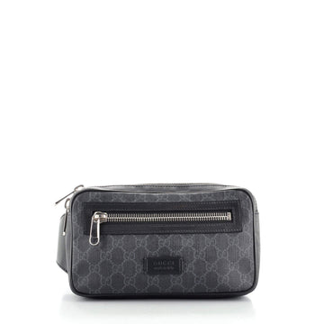 Gucci Soft Zip Belt Bag GG Coated Canvas Small
