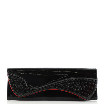 Christian Louboutin Pigalle Clutch Spiked Patent