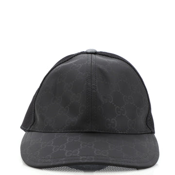 Gucci Baseball Cap GG Nylon and Mesh