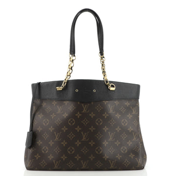 Louis Vuitton Pallas Shopper Monogram Canvas and Calfskin