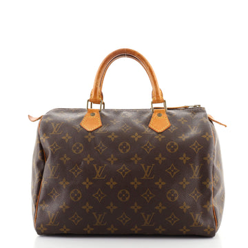 Louis Vuitton Speedy Handbag Monogram Canvas 30