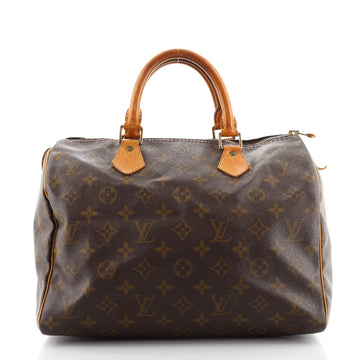 Louis Vuitton Speedy Handbag Monogram Canvas 30