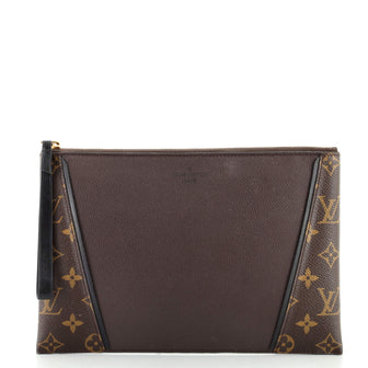 Louis Vuitton W Pochette Monogram Canvas and Leather