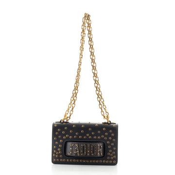 Christian Dior J'Adior Flap Bag Studded Embossed Leather Mini