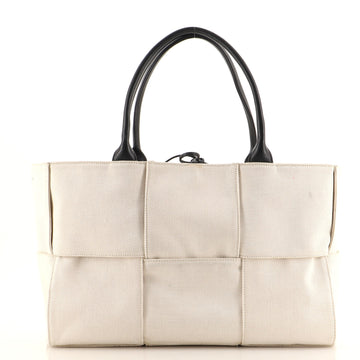 Bottega Veneta Arco Tote Maxi Intrecciato Canvas Medium
