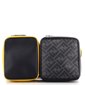 Fendi Forever Multi Pouch Belt Bag Zucca Coated Canvas and Leather with Nylon