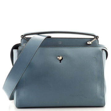 Fendi DotCom Convertible Satchel Leather Medium