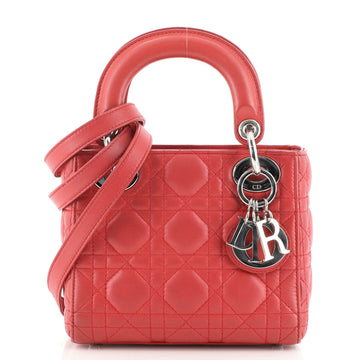 Christian Dior Lady Dior Bag Cannage Quilt Lambskin Mini