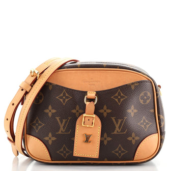 Louis Vuitton Deauville Handbag Monogram Canvas Mini