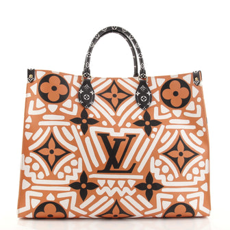 Louis Vuitton OnTheGo Tote Limited Edition Crafty Monogram Giant GM
