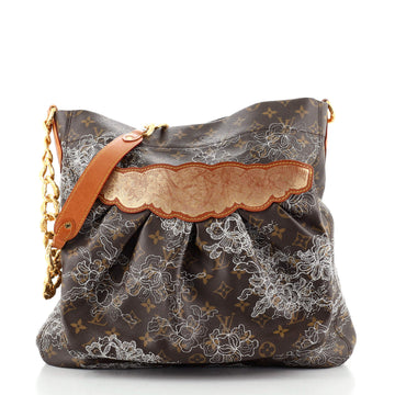 Louis Vuitton Fersen Handbag Limited Edition Monogram Dentelle