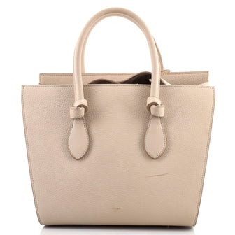Celine Tie Knot Tote Grainy Leather Mini
