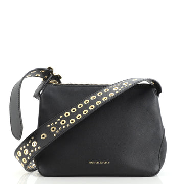 Burberry Helmsley Crossbody Bag Leather with Eyelet Detail Small