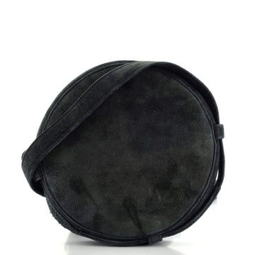 Hermes Vintage Round Belt Bag Suede