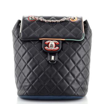 Chanel Cuba Urban Spirit Backpack Quilted Lambskin Small